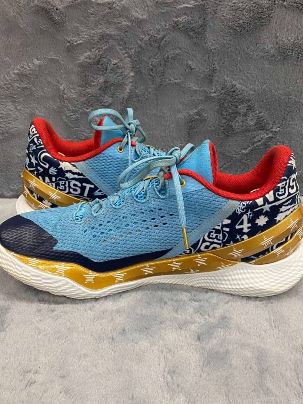 Under Armour Steph Curry 2 Flo Tro All Star Golf Spikeless Shoes Mens Size 12.5